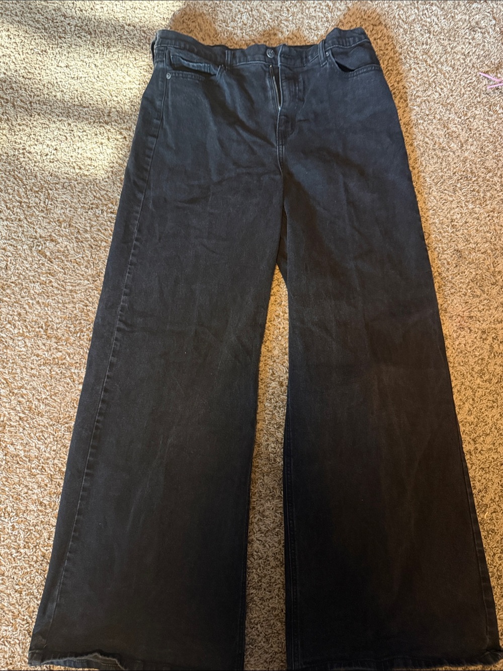 Carly Jean Los Angeles Black High-Rise Jeans SIZE 15